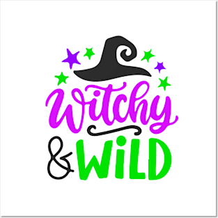 Witchy Wild Halloween Posters and Art